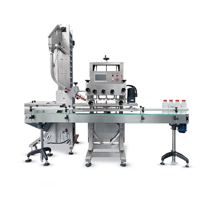 Avtomatik yüksək sürətli plastik vida su şüşə qapaq maşını