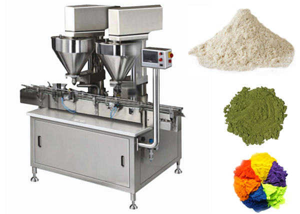 Avtomatik 2 başlıq toz doldurma maşını